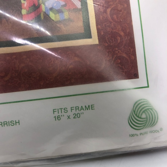 SUNSET Stitchery Kit THE WONDERMENT OF SANTA Vtg Christmas #2086 Cross-Stitch - Picture 5 of 14